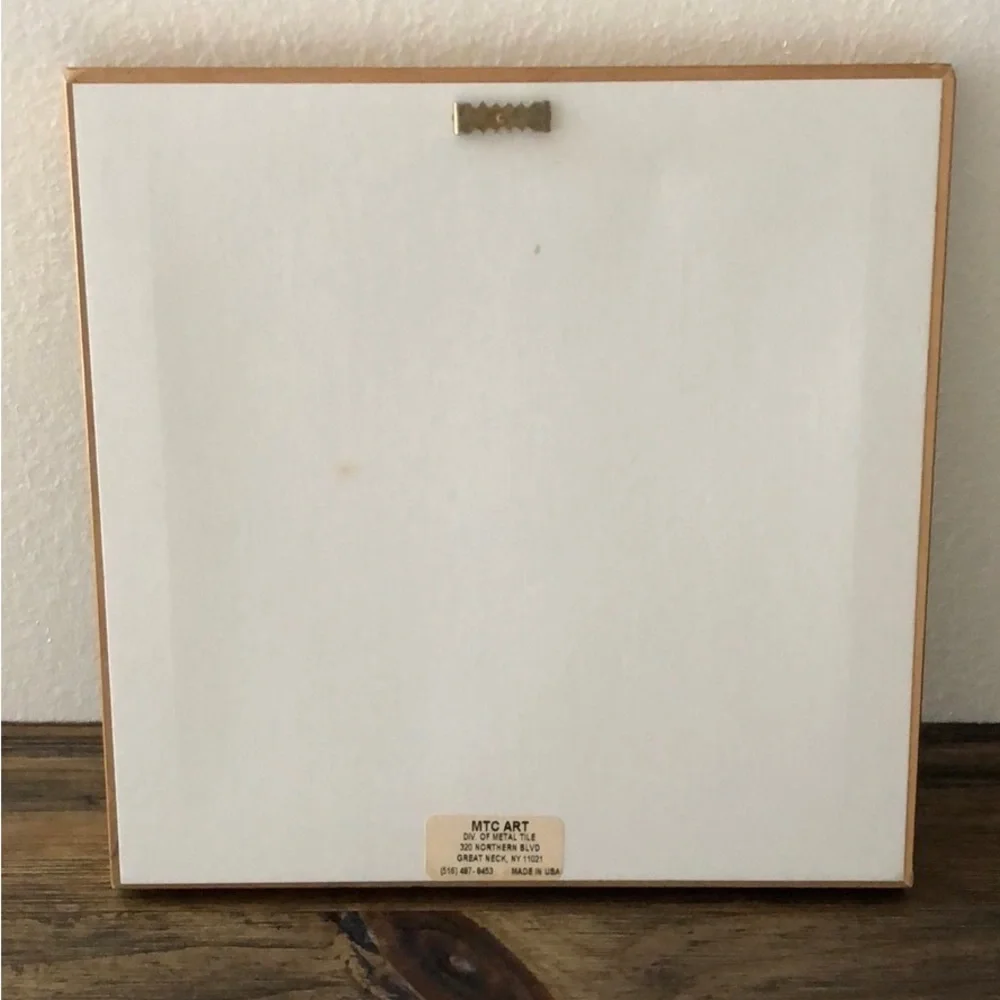 Vintage French Blue Bathtub Frame Wall Art